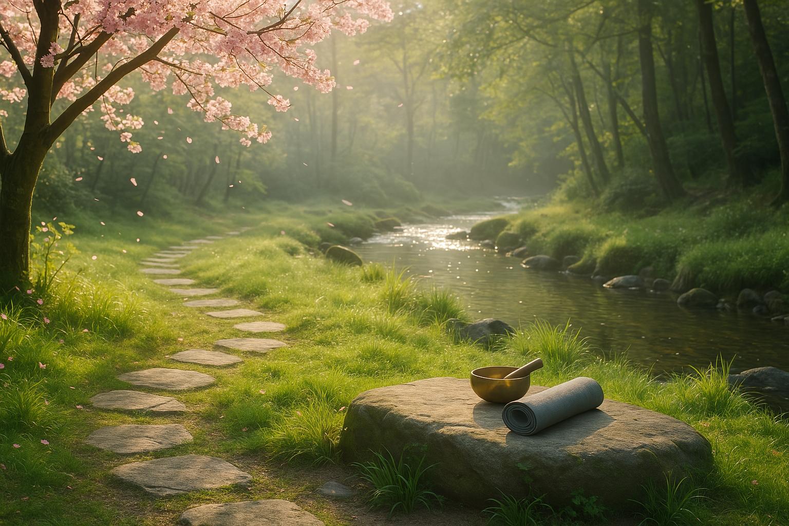 Meditazione primaverile per alleggerire mente e corpo secondo l'Ayurveda